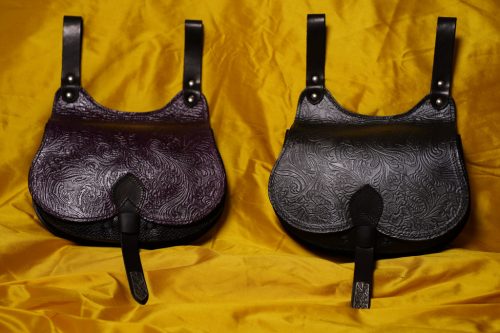 Engraved belt bag